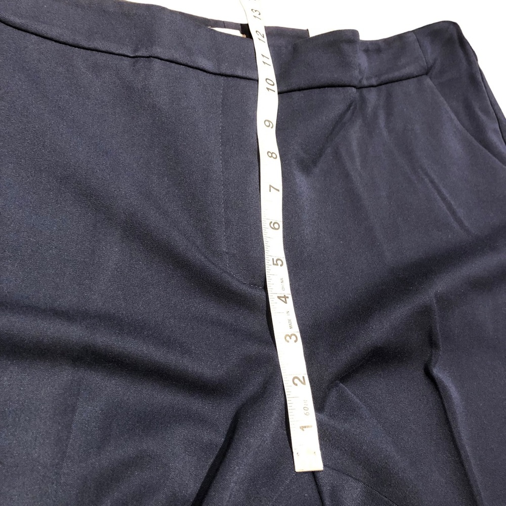 Chico’s NEW So Slimming Flare Leg Trousers 14 Regular Navy Blue NWT - Picture 10 of 12